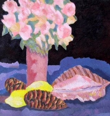 Fiori e conchiglia